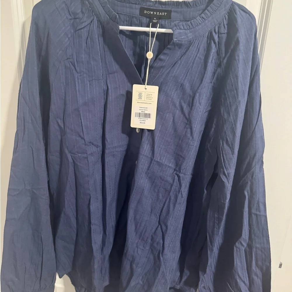 Women's Down East Tina Blouse - XL / Indigo